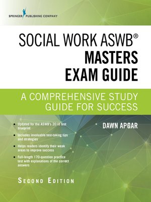 cover image of Social Work ASWB Masters Exam Guide